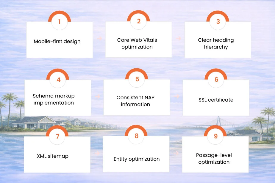 Critical technical requirements: 