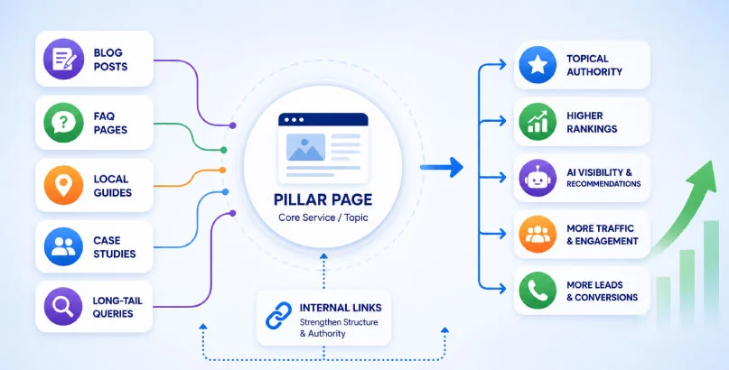Supporting blog and FAQ content